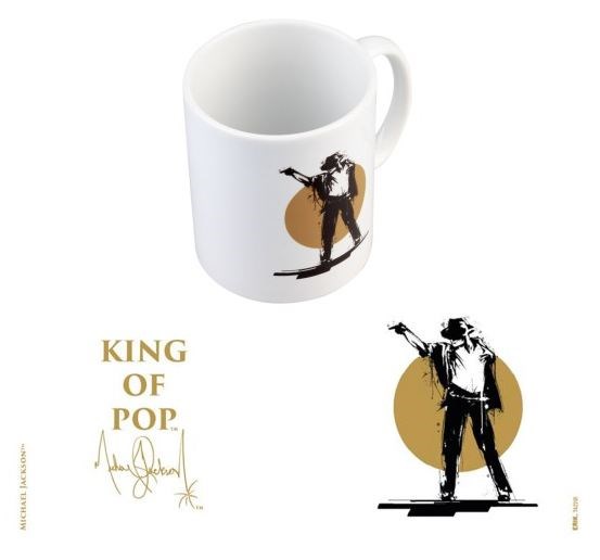 MICHAEL JACKSON KING OF POP TAZZA
